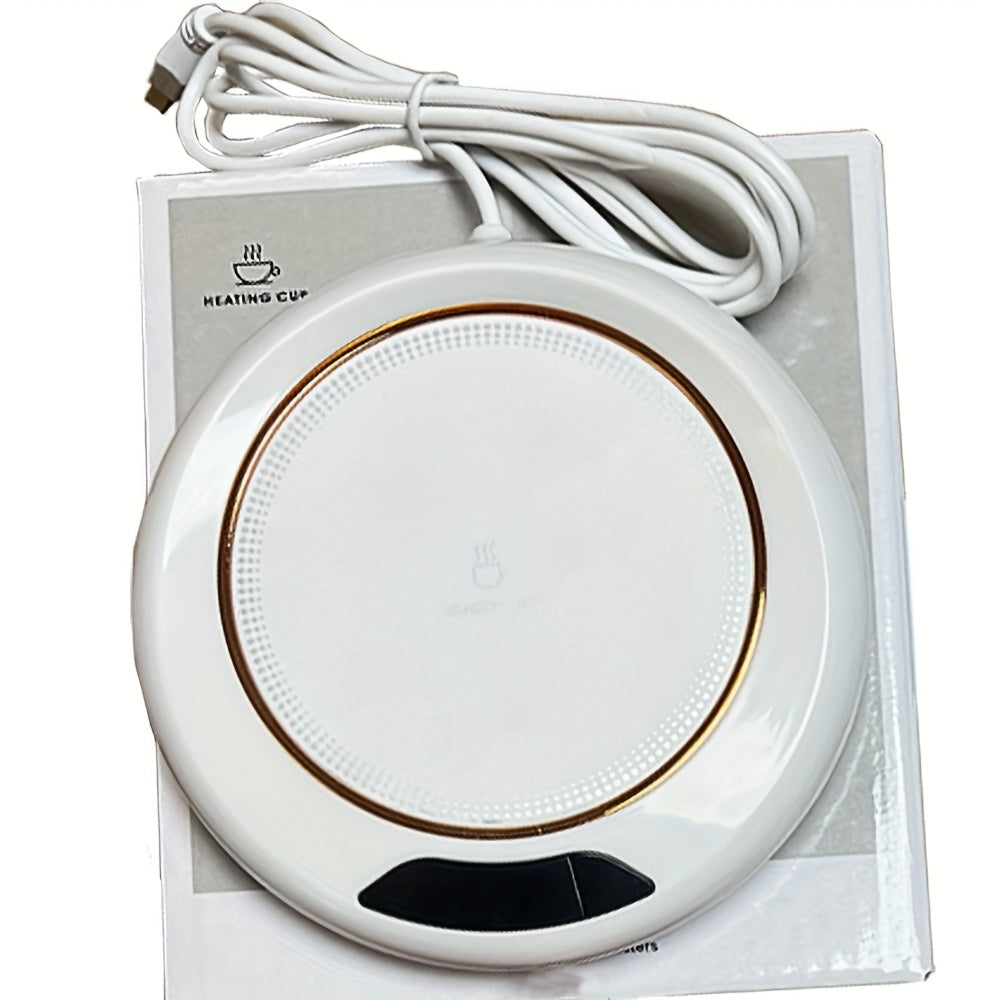TEMU Cup Heater For Home And Office Use, Usb Powered, Temperature Control, Coffee And Tea Heating Equipment, Birthday Gifts, Gifts For Thanksgiving,