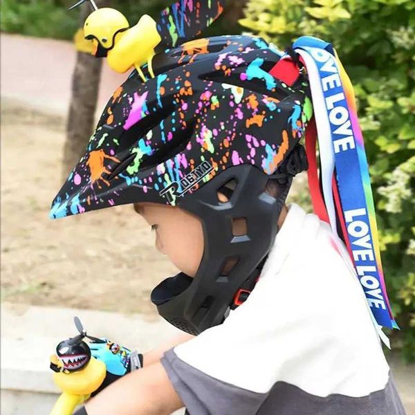 Children Helmet Kids Detachable Full Face Helmet Children Sports Safety Helmet Scooter Bicycle Helmet Outdoor Bike EquipmentXJ241226