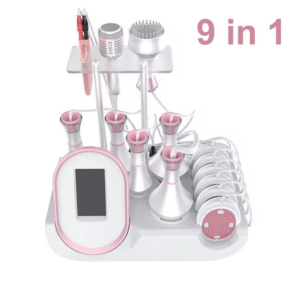 New Arrival 9 in 1 80K EMS Lipo Laser RF Cavitation Slimming Machine Vacuum Radio Frequency Liposuction Ultrasonic Weight Reduce Loss Wrinkl