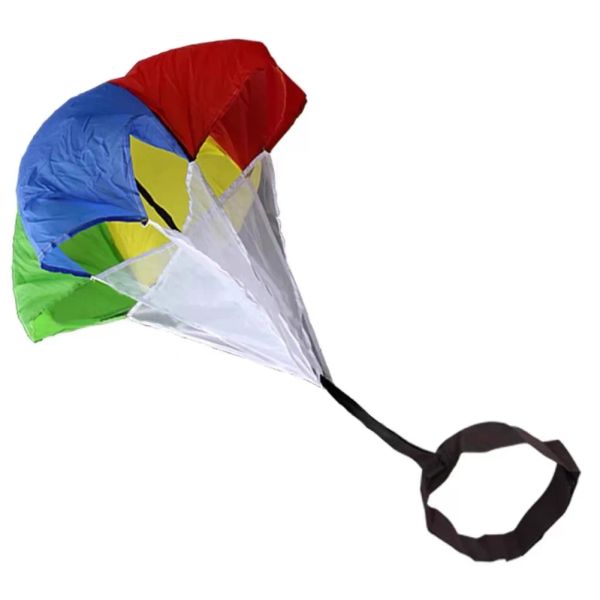 Kid Parachute kindergarten parachute games Soccer Sport Training Resistance Running Drag Child Speed Umbrellas Drags Equipment