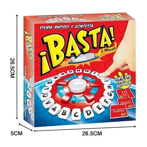 Novo jogo de tabuleiro de palavra em espanhol em ritmo acelerado, o rápido pensamento tter pring tapp games versin en espaolxj241213