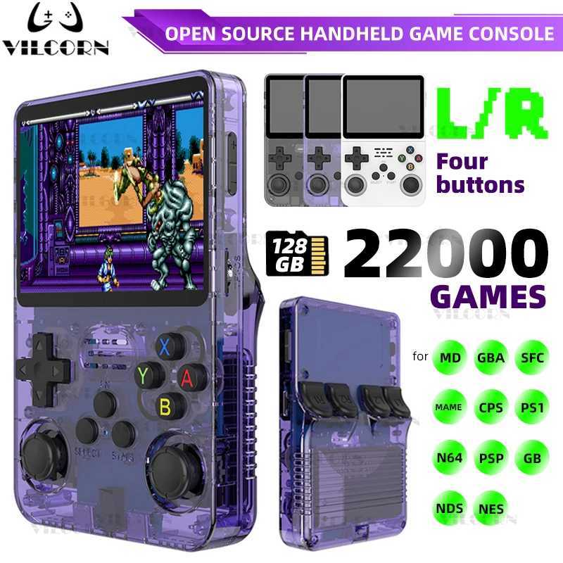 NEW R36S Retro Handheld Game Console Linux System 35 Inch Sn Portable Pocket Video Player 22000 Games For PS1 Gameboy Gift C250929