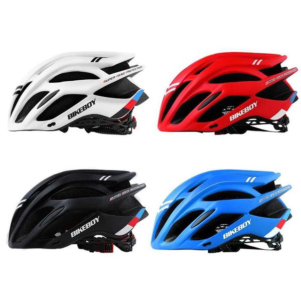 Cycling Helmets Ultralight Cycling Helmet Flame Design MTB Road Riding Safety Adjustable Hat Helmet Integrally-molded Bike Bicycle Helmet H2