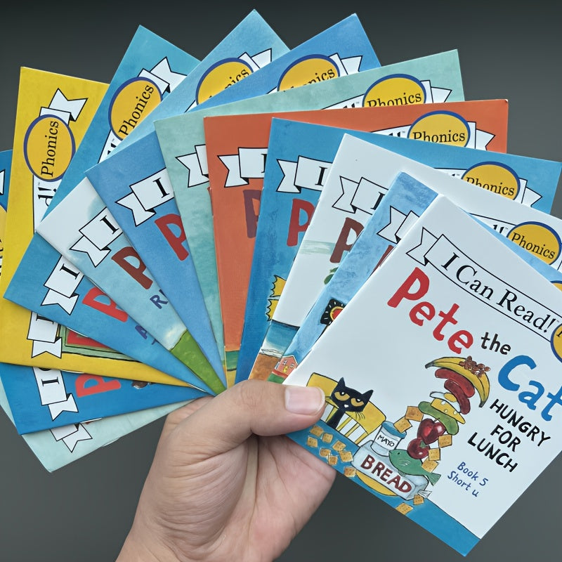 TEMU 12 Books Phonics - , English Picture Pocket Book Bedtime Story Reading. Educational Book For Early Readers, Birthday Gift, School, Family