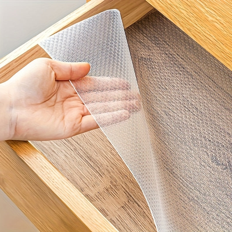 TEMU Moisture-proof, Waterproof, Dustproof, And Anti-slip Kitchen Cabinet Liner - Shelf Drawer Pad, Suitable For Refrigerators, Tables, And Cabinets,