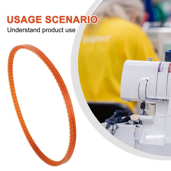 Household Sewing Machine Motor Drive V Belt MB Series 300 320 360 400 410 Motor Serrated Belts For Serger For Overlock Replace