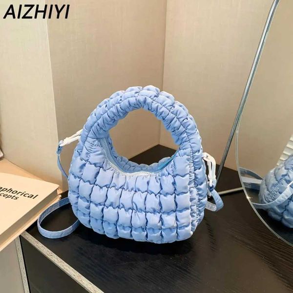 Puffer Small for Women Quilted Puffy Crossbody Bag Padded Shoulder Bubbles Cloud Bag Pleated Handbags Purse for WomenC250120