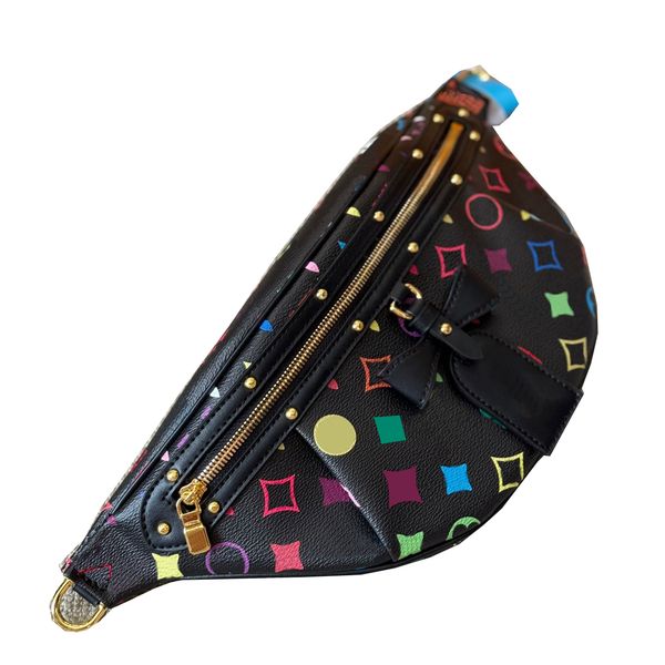 25SS Mens Bumbag s Designers Bags Leather Totes Handbag Wallets Purse Card Holder pouch Travel outdoors Messenger Coins Bag 33cm