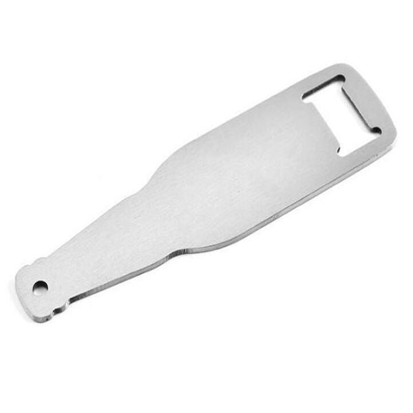 Beer Bottle Shaped Opener Stainless Steel Flat Wine Bottle Opener Kitchen Bar Tool