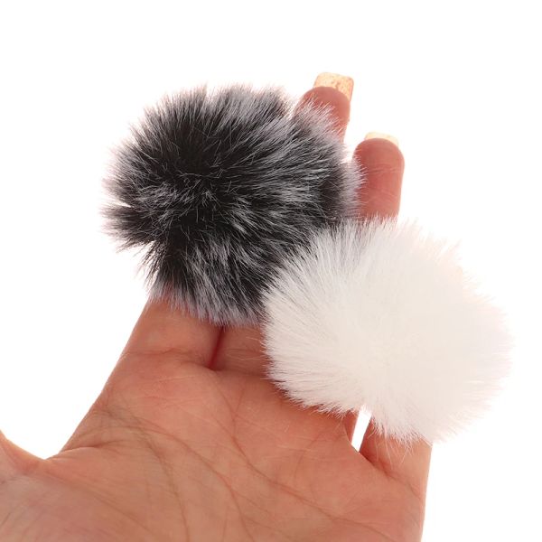 New 1PC Universal Lapel Mic Furry Windscreen Fur Windshield Wind Muff Soft Comfortable Lapel Lavalier Microphones Cover