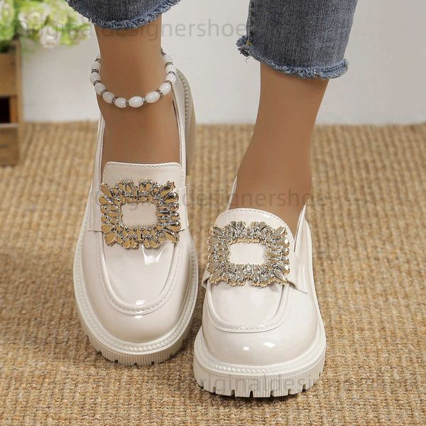 Casual Shoes New Mary Jane Shoes Womens Rhinestone Thick Bottom Heeled Summer Womens Plus Size Shoes Designer Sandals Zapatos De Mujer 42 T2