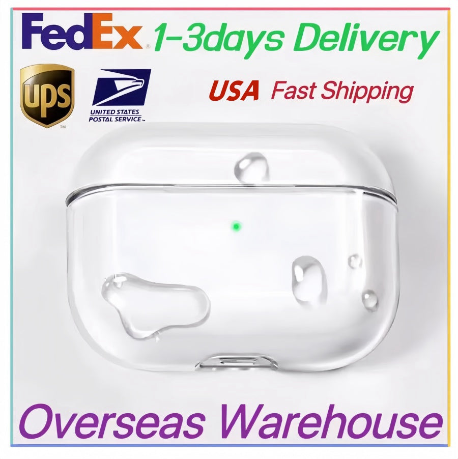 USA Stock delivery for airpods pro 2 2nd Generation airpods 4 3 Headphone Accessories Silicone Protective Earphone Cover case airpodspro max Wireles