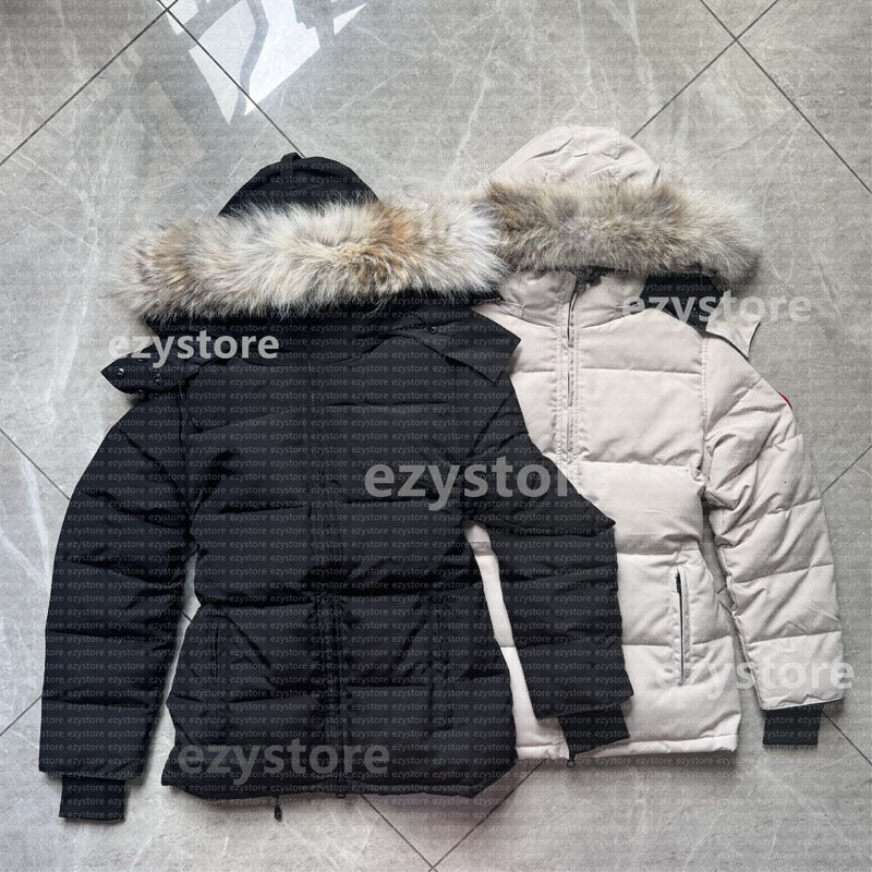 Women Puffer Jackets Designer down Jacket Winter Parka Coats Real Wolf Fur Outdoor Wyndham Windbreaker women Outerwear Luxury down jackets