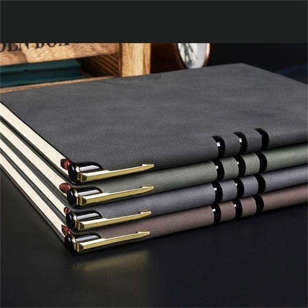 Notepads PU Leather A5 Notebook Notepad Diary Business Journal Planner Agenda Organizer Note Book W3JD 220914