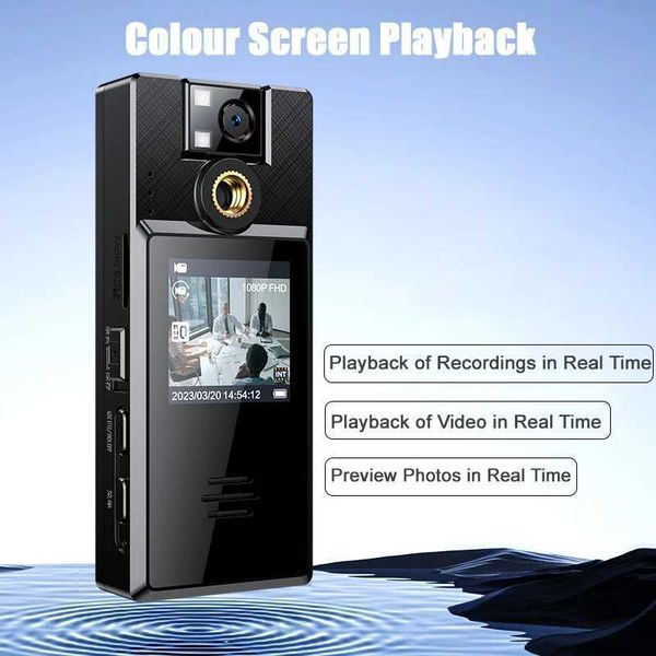 Sports Action Video Cameras Vandlion A52 Digital Body Camera Full HD 1080P Night Vision 1000mAh Video Recording Motion Detection Sports DV f