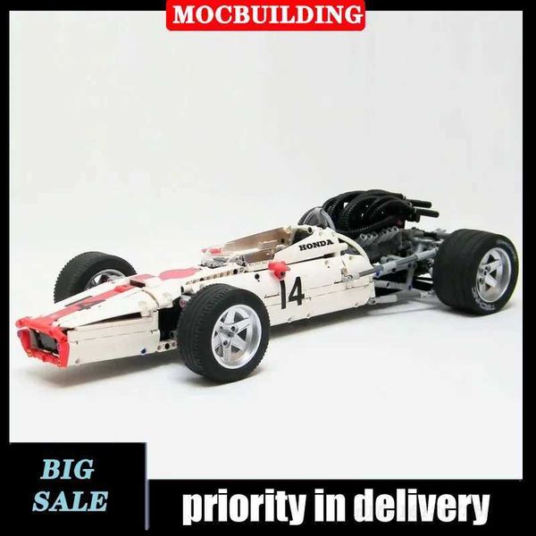 Blocks MOC technology racing car model building block assembly city formula sports car boy series toy DIY giftY241105R80Q