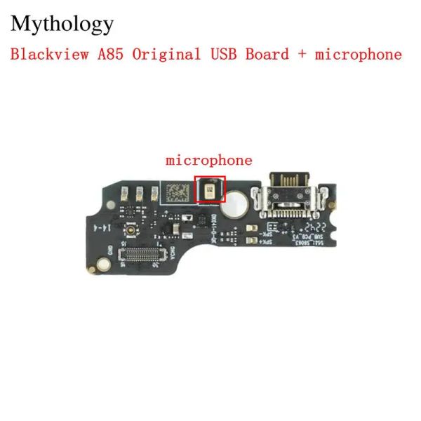 For Blackview A85 Original Usb Charging Board Microphone Dock Connector 6.5&quot; Mobile Phone Charger Circuits