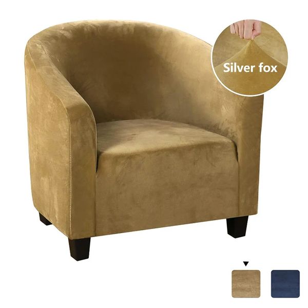 1 assento Veet Solid Elasticity Elasticity Couch Corner Furniture Capa Slipcovers de sofá de assento único