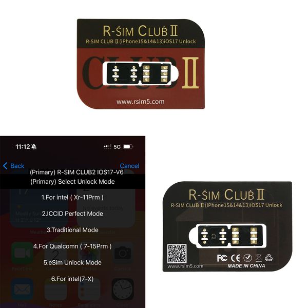 R-SIM CLUB2 V6.0 QPE SUPER TMSI CHIPS for IPhone15 14 13 12 11 ios17.X 5G- LTE All Carriers