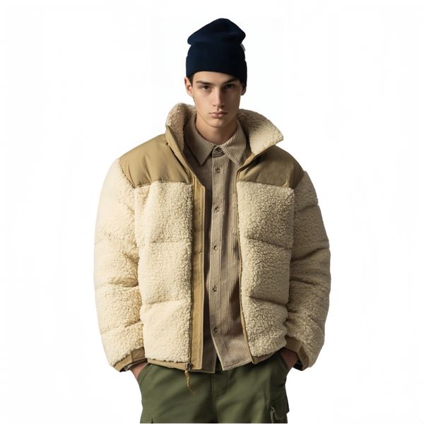 Men&#039;s Jackets Winter Fleece Jacket Womens Faux Shearling Outerwear Street Designer Fur Coats Warm Thickened Lamb Puffer