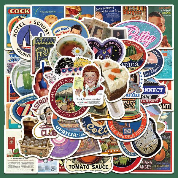 50 American for laptops, hand books, phone cases, iPads, water bottles, decorative waterproof stickers