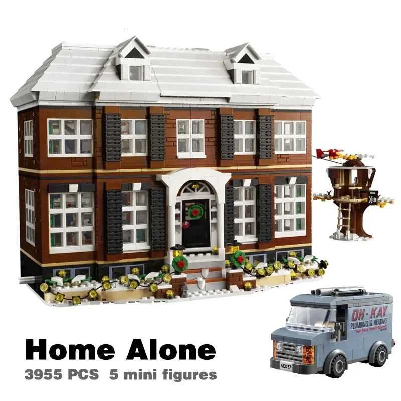In Stock 3955 Pcs Home Alone Model Building Blocks Brick Education Birthday Christmas Gifts Toys Compatible 21330XJ251020