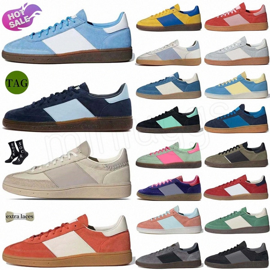 Trainers Handball Platform Shoes Sneaker Silver Cream Blue Clay White Green Red Pink Sneakers Black Walking Womens Mens Loafers Shoe RuXExc#