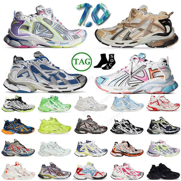 Designer Runner 7 Track 7.5 3XL vintage sports fashion Men women Dress Shoes Paris Runners sneaker 7.0 Trainers black blue Burgundy Deconstr