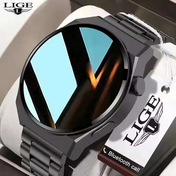 New LIGE IP68 HD Screen for Men Smart Watch Bluetooth Calg Smartwatch Fashion Business Clock Sports Wristwatches