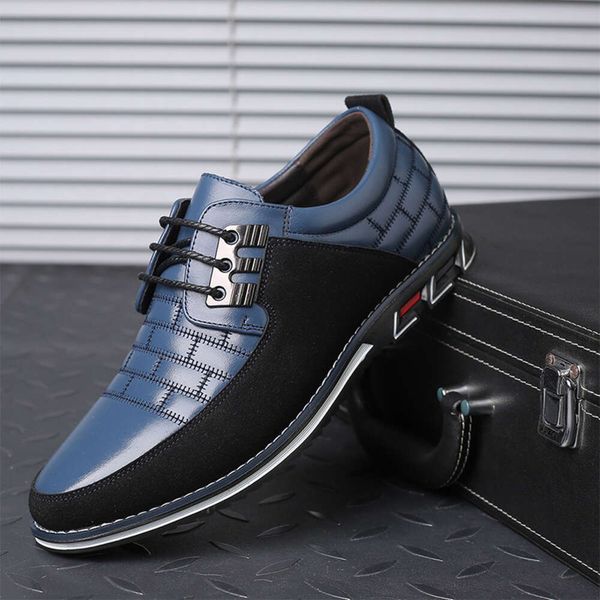 Hot Casual Buckle Leather for Business Slip-on Office Work Shoes Men Loafers Sapato Masculino 4b7a1