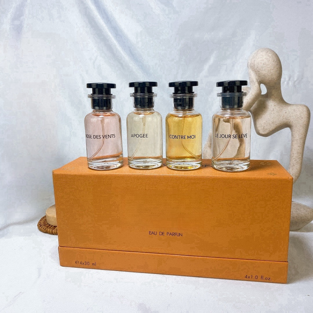 Women&#039;s perfume set 4 30ML with nozzle rose Apogee Contre Moi Le Jour se Lever lasting fragrance