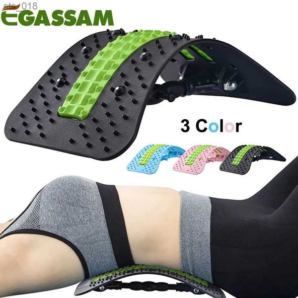 Accessories Back Stretcher 6th Generation Upgraded Massager Crack Used for Lower Pain Relief and Lumbar Support with Magnetic Massage H24110