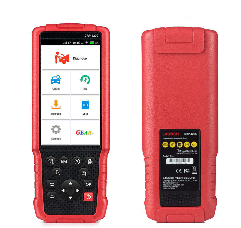 Launch X431 CRP429C 4 Systems OBDII Code Reader - ABS - Airbag - en obd2 Auto Diagnostic Tool