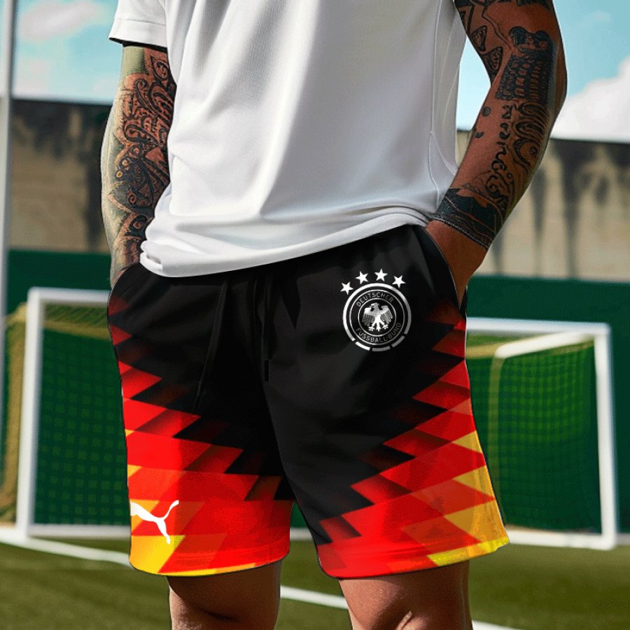 2024 Germany Home Football Men's Casual Shorts