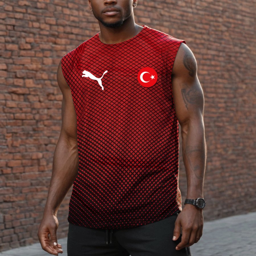 Turkey 2024 Football Race Tank Top