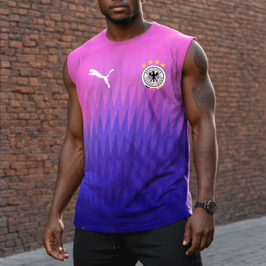 2024 Germany Trikot Pink Football Race Tank Top