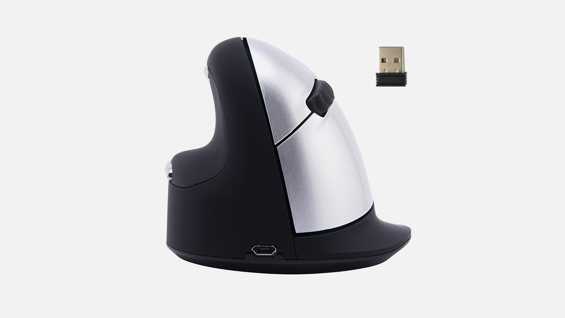R-Go-Tools Wireless Vertical Ergonomic Mouse: Ergonomic Left - Large