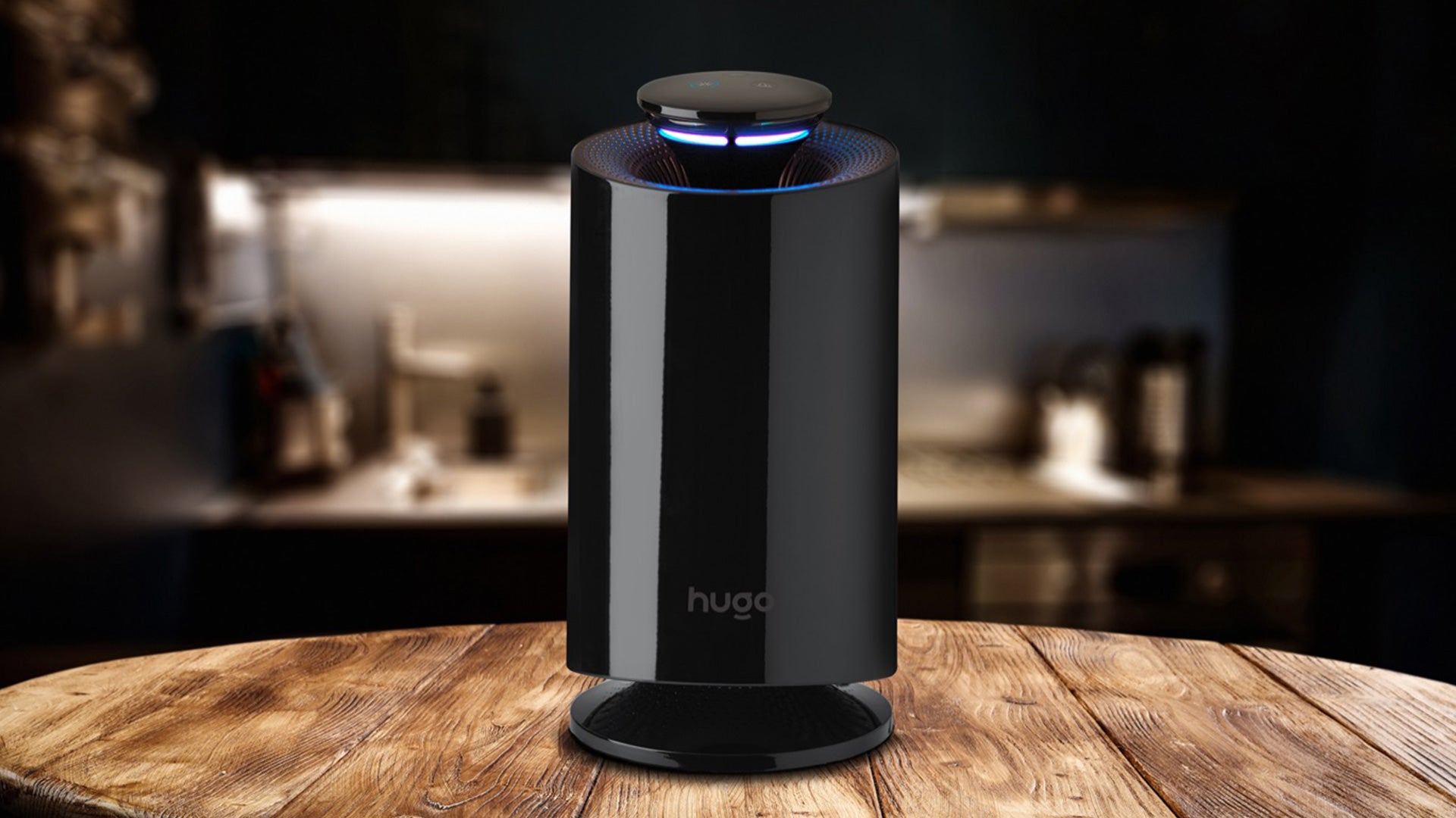 HUGO 3-in-1 Air Purifier: Traps Mosquitos & Bugs Black