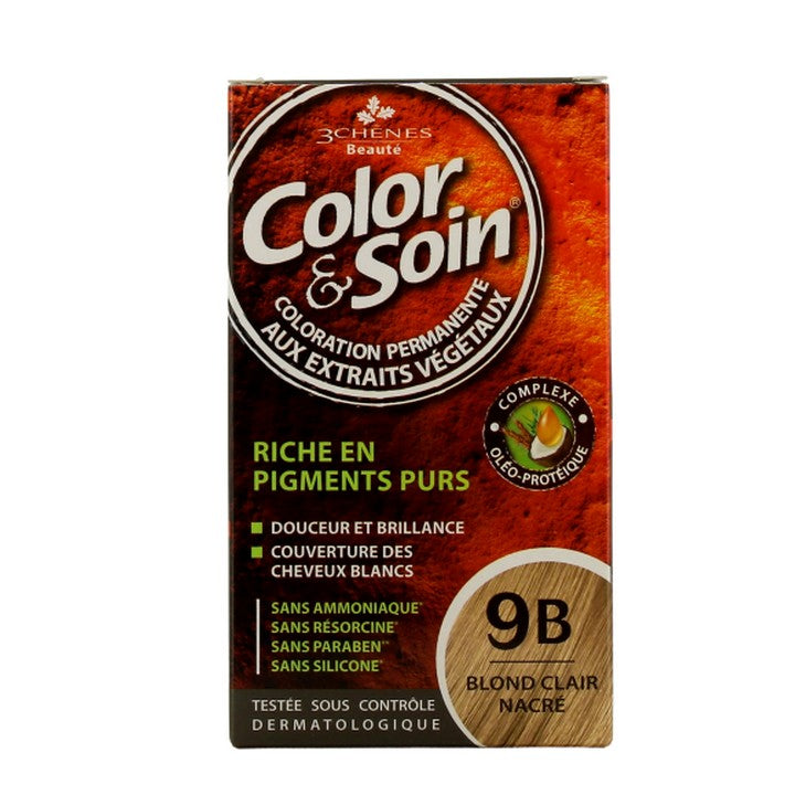 3Chênes Color & Care 9B Jasnoblond Perłowy trwały kolor 135ml