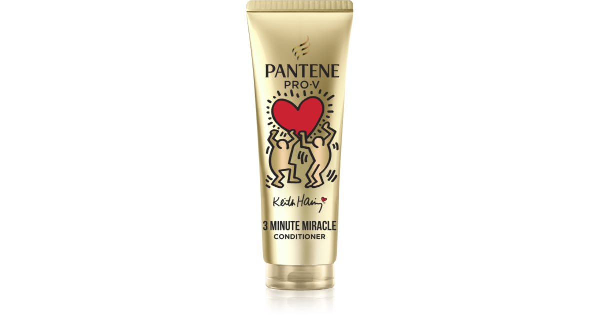 Pantene 3 Minute Miracle Keith Haring Intensiv-Conditioner für geschädigtes Haar, 220 ml