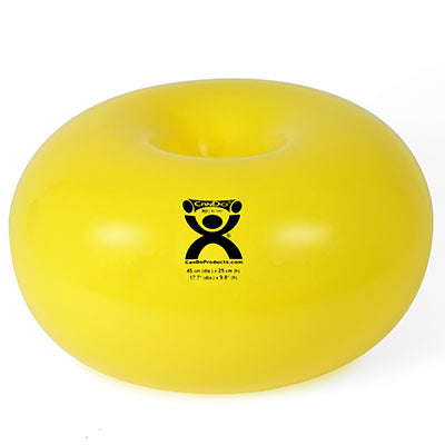 CanDo Yellow Donut Ball - 18" Dia x 10" H