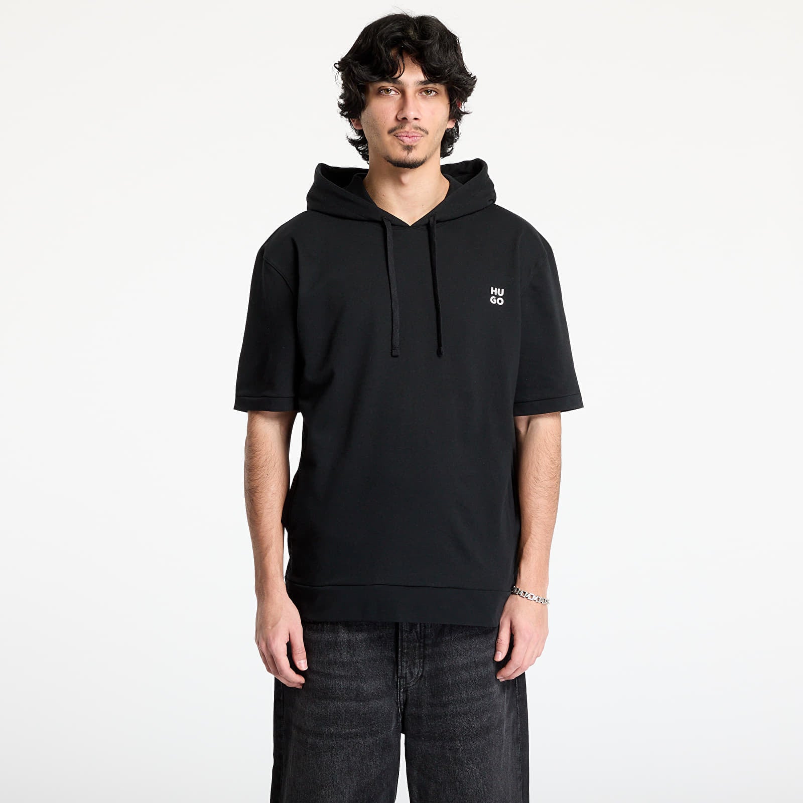 Bluza Hugo Boss Devon Hooded T-Shirt Black S