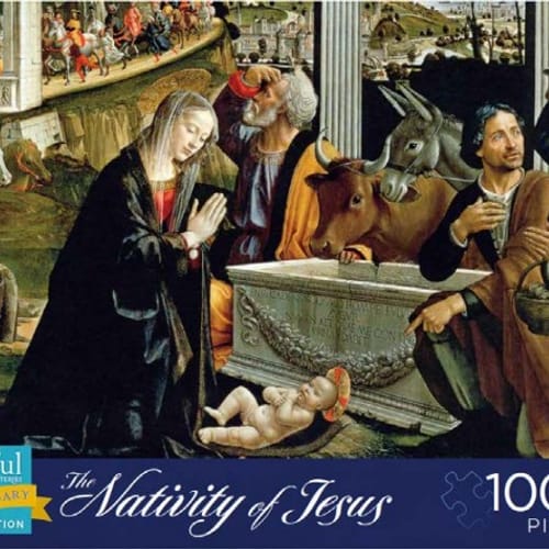 Nativity of Jesus 1000 Piece Puzzle (Mysteries of the Rosary Series)