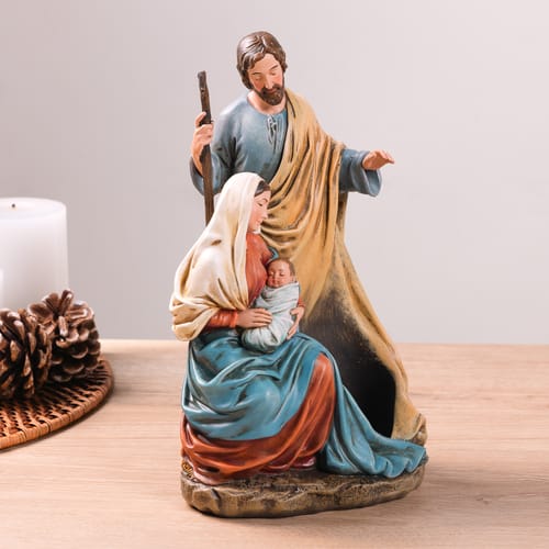 Holy Family Candleholder &amp;amp; Statue