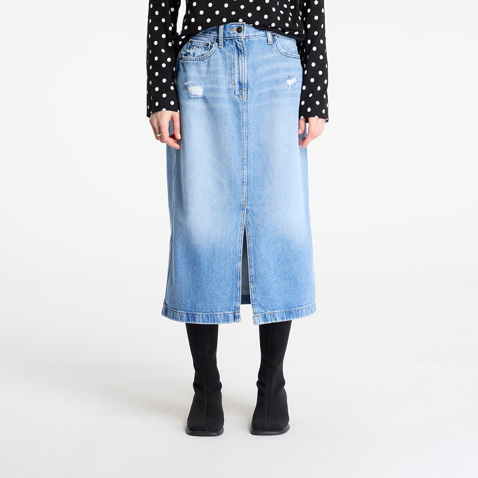 Tommy Jeans Claire Midi Skirt Denim 27