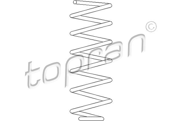 Coil Spring TOPRAN 102 784