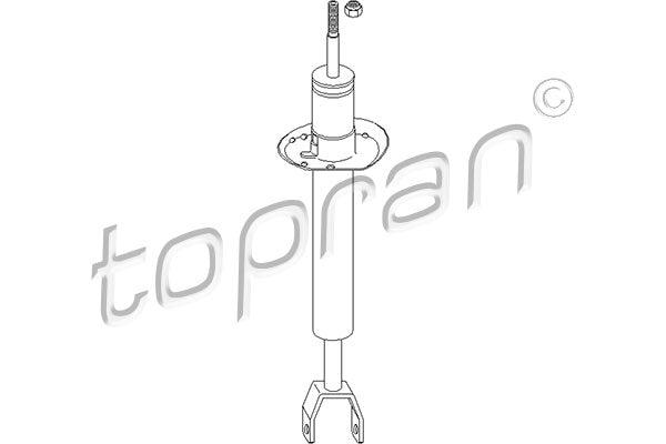 Shock Absorber TOPRAN 108 268
