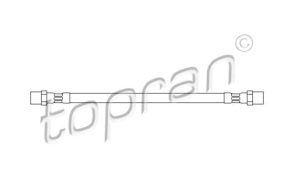 Brake Hose TOPRAN 103 699