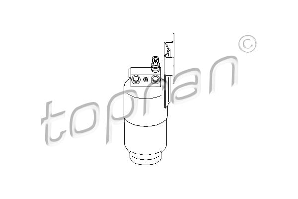 Dryer, air conditioning TOPRAN 110 866