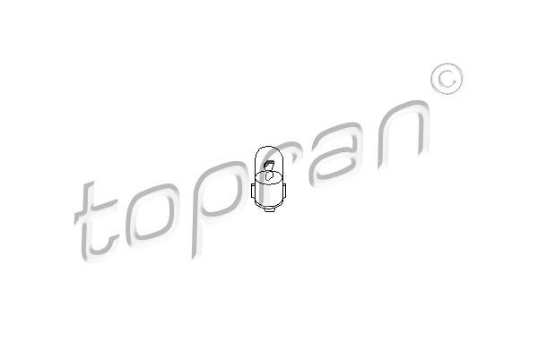 Bulb, instrument lighting TOPRAN 104 490
